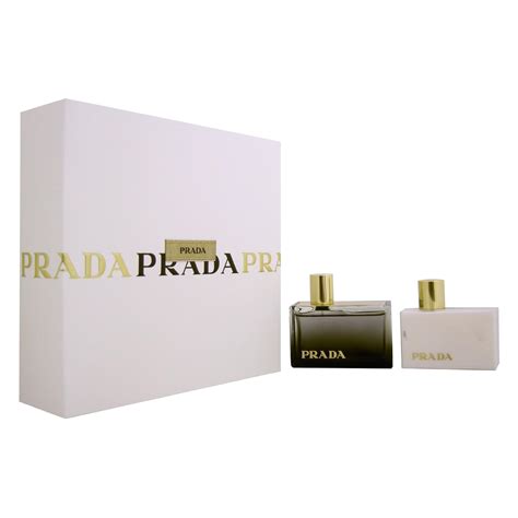 Prada L'eau Ambree Gift Set for Women (Eau de Parfum Spray, 